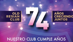 Cumplimos 74 años y pensamos festejarlo. ¿Vas a venir?